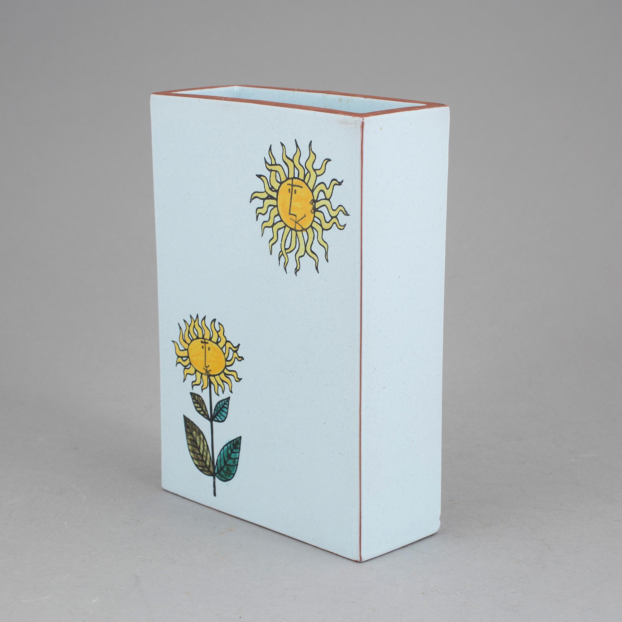 VAS, fajans, "Karneval", Stig Lindberg, Gustavsbergs studio, i produktion 1958-1962.