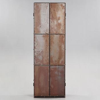 Jonas Bohlin, A Jonas Bohlin stained oak and patinated steel cabinet 'Slottsbacken', Källemo, Sweden circa 1987.