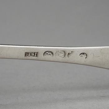 RAGUSKED, silver, CA Mordt, Christiania (Oslo), 1813. Tot vikt ca 79 gram.
