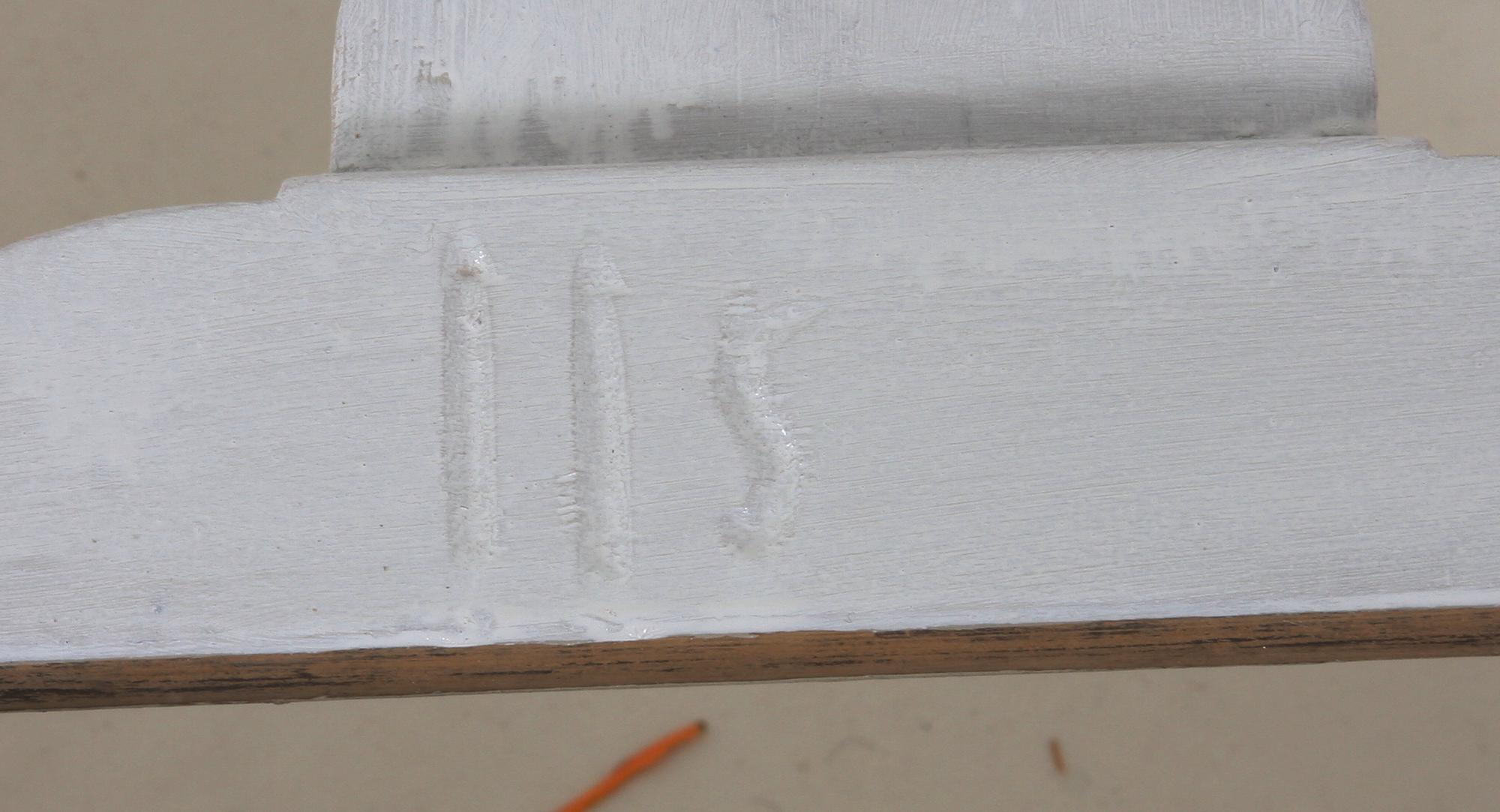 STOLAR, 2 st, rokoko, provinsarbete, 1700-tal.