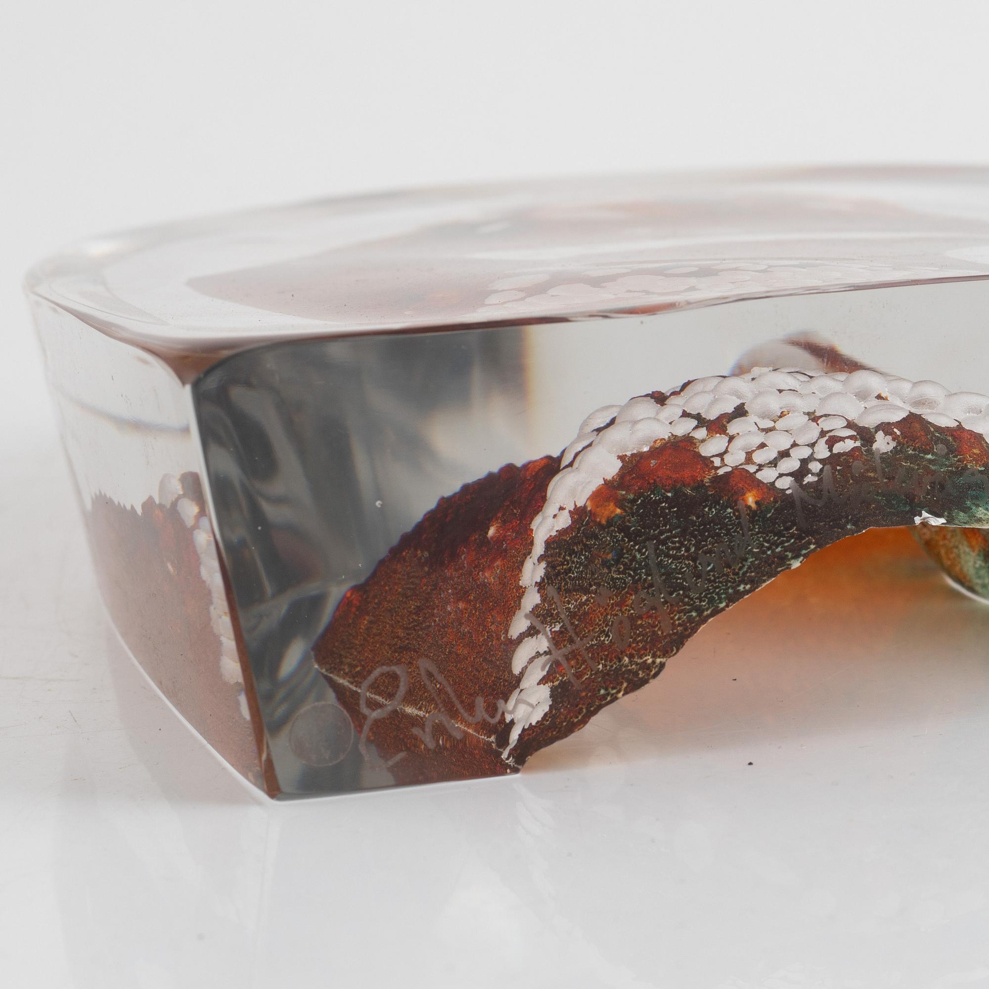 Erika Höglund, skulptur, glas, Målerås, unik, 2000.