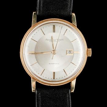 ARMBANDSUR, IWC, International Watch Company, 18k guld, importstämplad, 1900-talets tredje kvartal. Vikt 47 g.