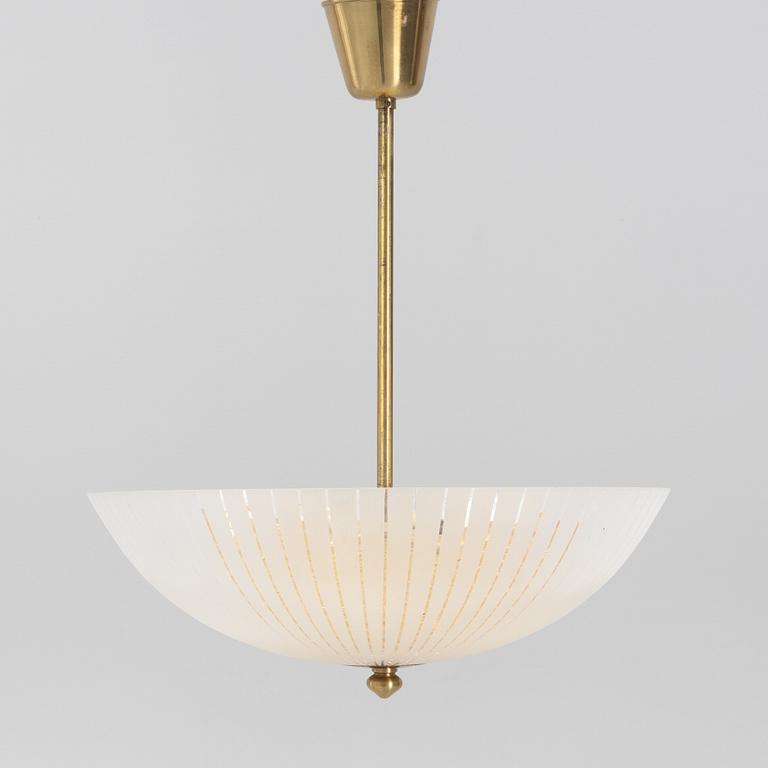A Swedish Modern ceiling lamp, 1940's.