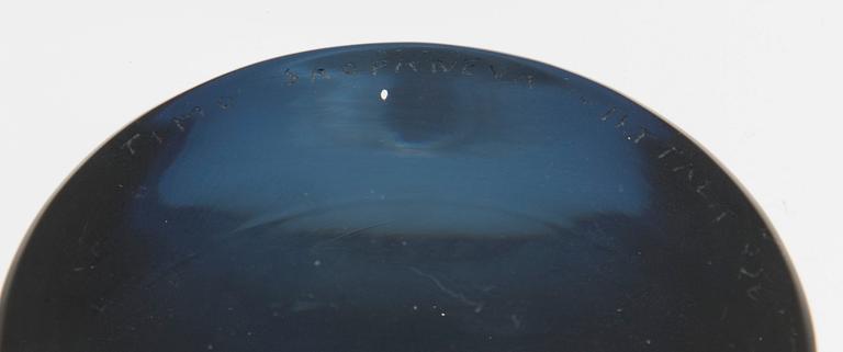 TIMO SARPANEVA, KARAFF, glas, "Jääpuikko" (Istapp), signerad Timo Sarpaneva Iittala -56.