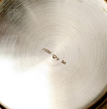 PARTI SILVER, 25 delar, bland annat K Andersson, Stockholm, 1915, total vikt ca 2258g.