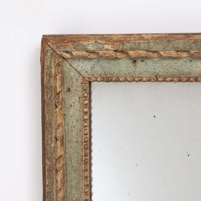 Spegel, gustaviansk, sent 1700-tal.