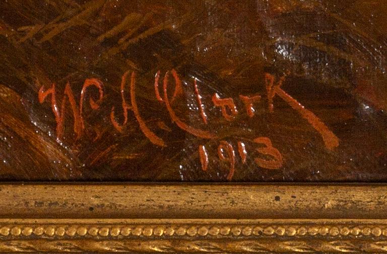 WILLIAM ALBERT CLARK, olja på duk, signerad och daterad 1913.