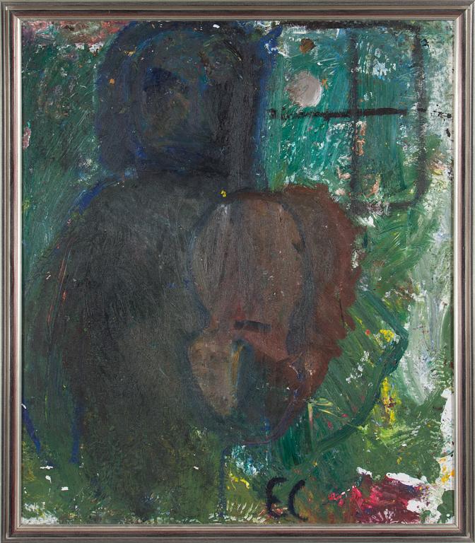 ERLAND CULLBERG, olja på duk, signerad EC.