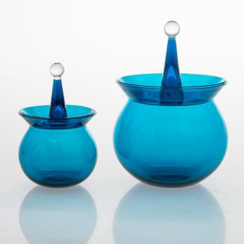 NANNY STILL, A set of 17 glass pieces 'Harlekiini', Riihimäen Lasi Oy, 1950-60s.