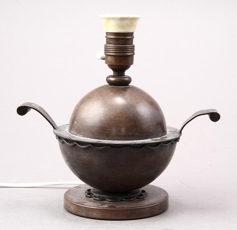 BORDSLAMPA, 1930-tal.