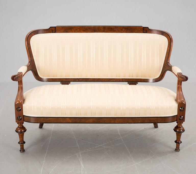 SOFFA, nyrenässans, 1800-tal.
