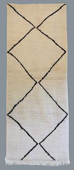 A carpet, Morocco, ca 260 x 100 cm.