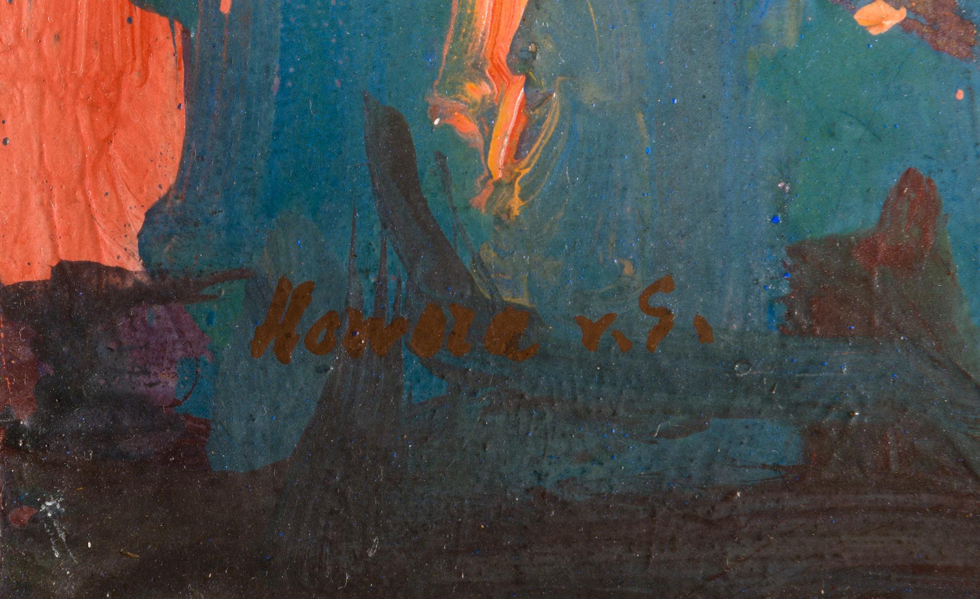 GEORGES VON SWETLIK, munaöljytempera levylle, signeerattu.