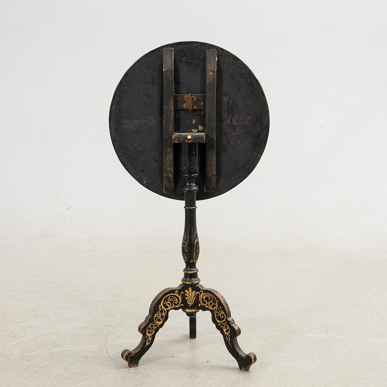Folding table, second half of the 19th century.