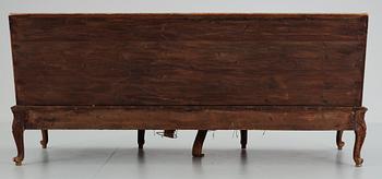 TRÅGSOFFA, rokokostil, 1800-tal.
