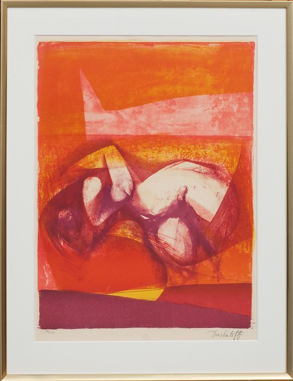 GEORGI DASKALOFF, färglitografi, signerad och numrerad 38/150.