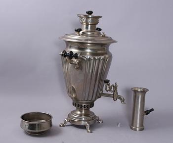 TESAMOVAR, vitmetall, Ryssland, omkring 1900.