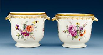 A pair of Berlin wine coolers, 19th Century. (2).