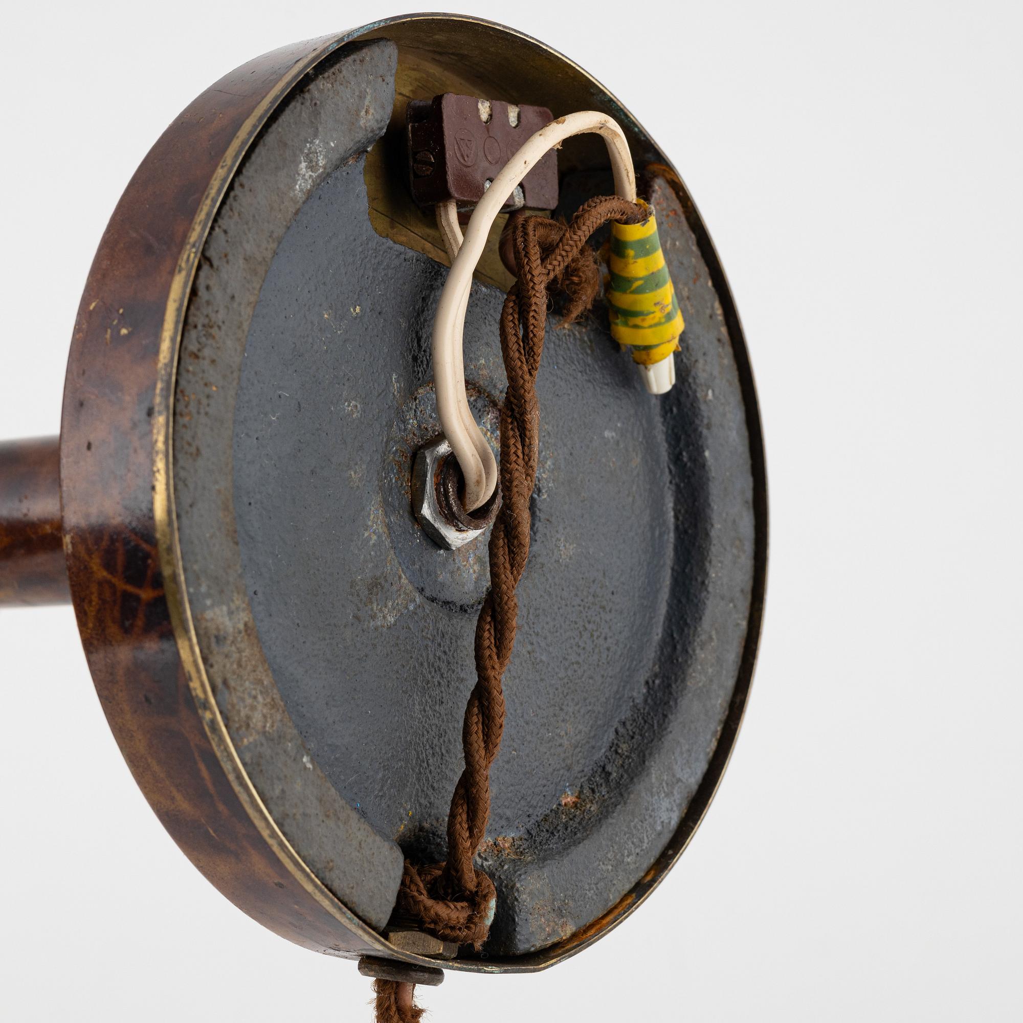 Bordslampa, funkis, 1930-tal.