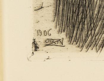 Anders Zorn, "Auguste Rodin".