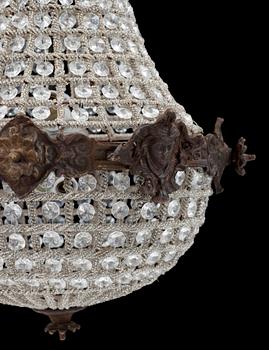 TAKKRONA, troligen Frankrike omkring sekelskiftet 1900. Höjd ca 72 cm.