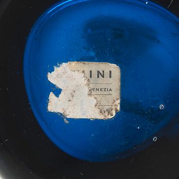 Bordslampor, ett par, glas, Venini, Italien, 1950-tal.