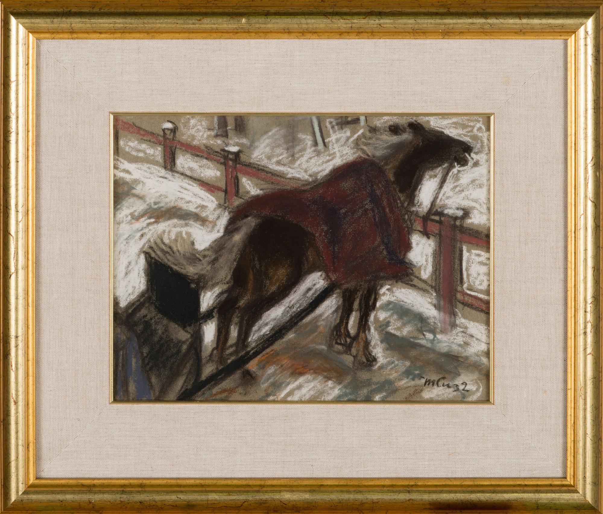 MARCUS COLLIN, pastel, signed and dated -32.