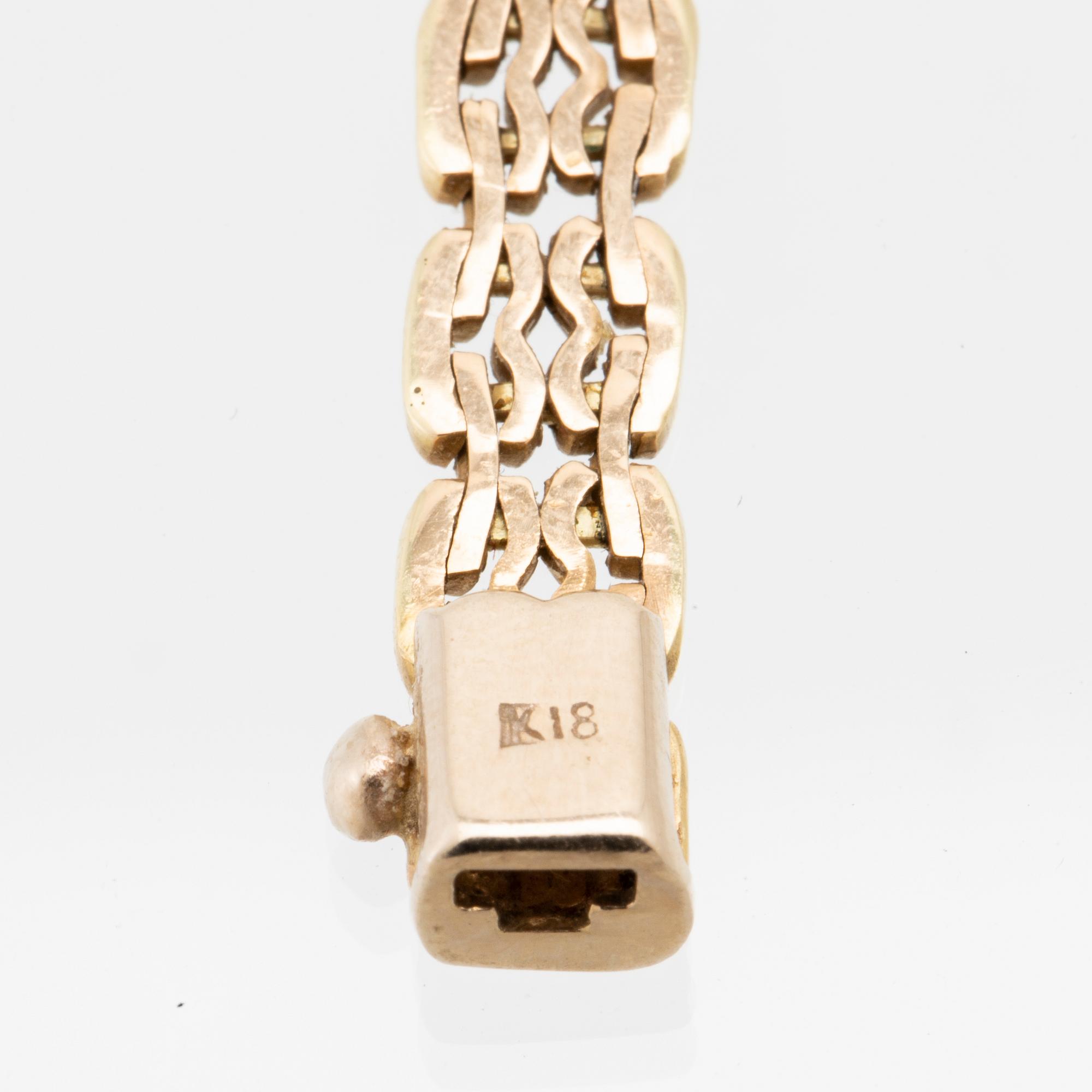 Halsband 18K guld svensk importstämpel.