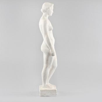 SKULPTUR, gips, monogramsignerad H.E, omkring 1900-talets mitt.