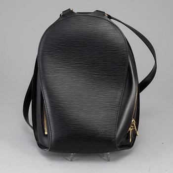 LOUIS VUITTON, a black Epi 'Mabillion' backpack, 2004.