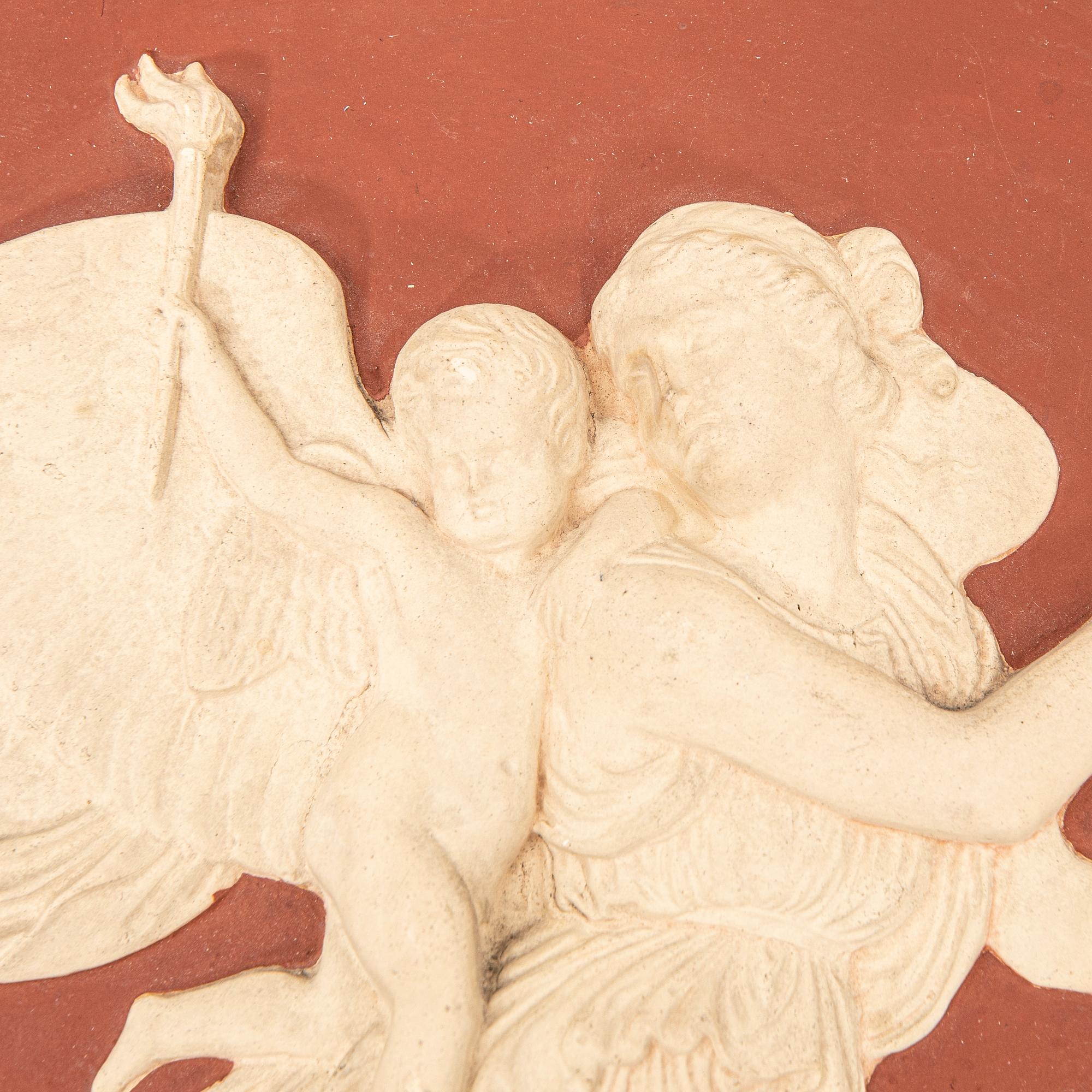 Bertel Thorvaldsen, efter reliefer ett par Upsala Ekeby 1900-talets första hälft.