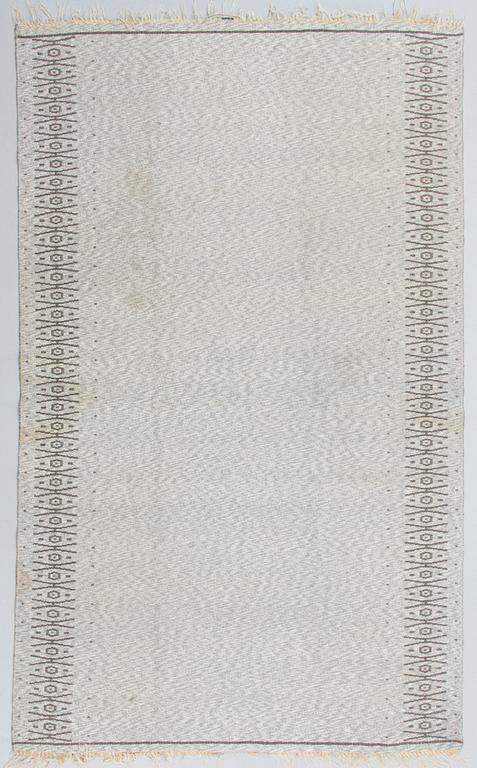 A Finnish flat weave carpet. Circa 250x153 cm.