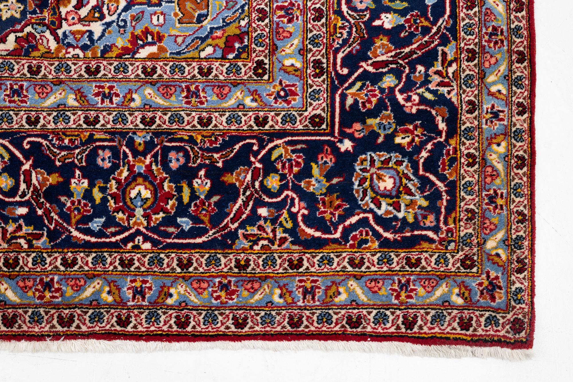 Rug, Keshan, approx. 345 x 295 cm.