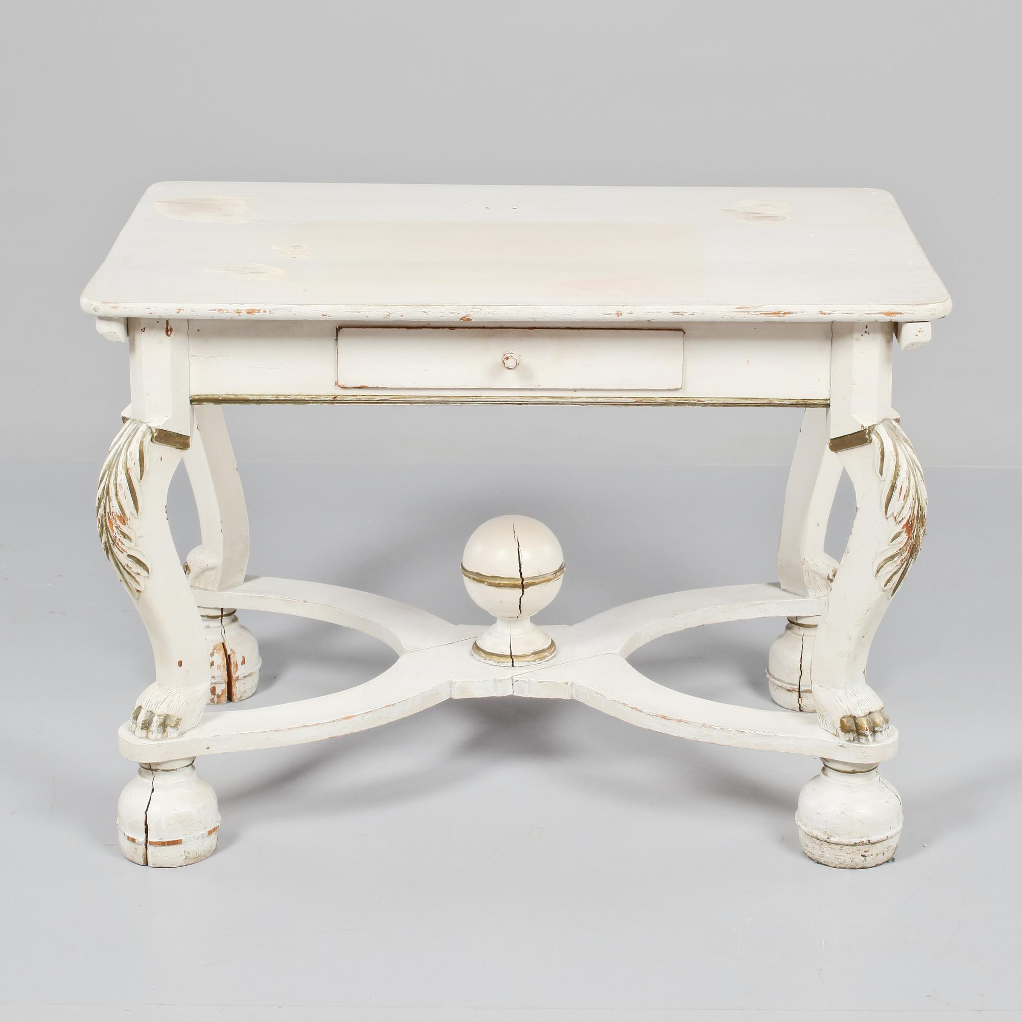 BORD, barockstil, sent 1800-tal.