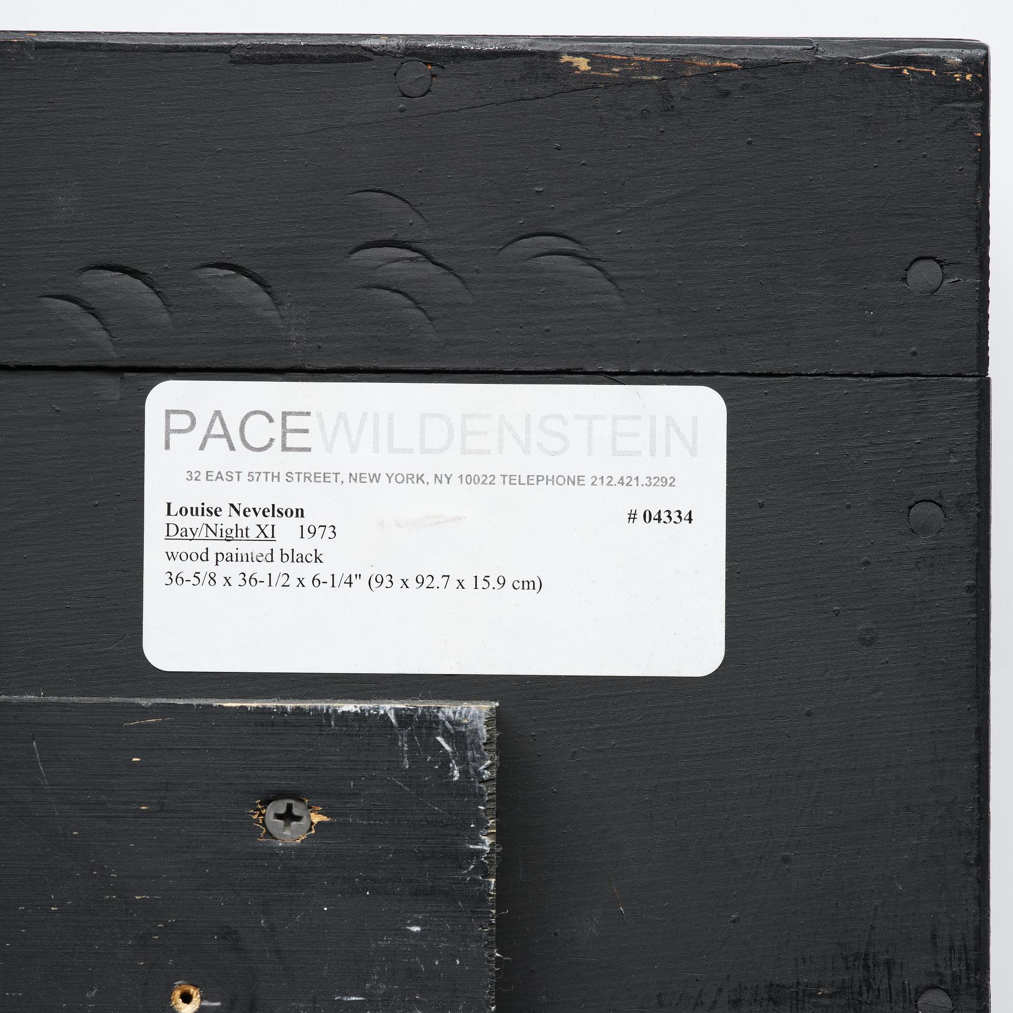 Louise Nevelson, "Day/Night XI".