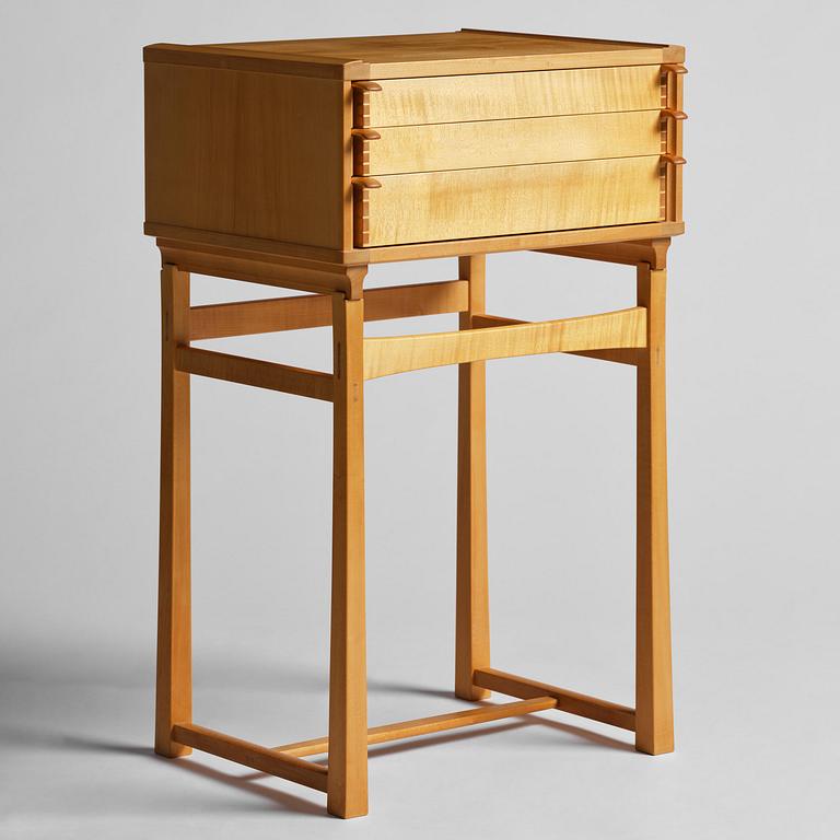 James Krenov, a cabinet on stand, Sweden, 1960-70s.