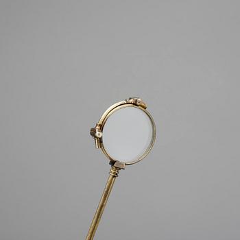 LORNJETT, 14K guld, troligen, Wien Österrike, sent 1800-tal.