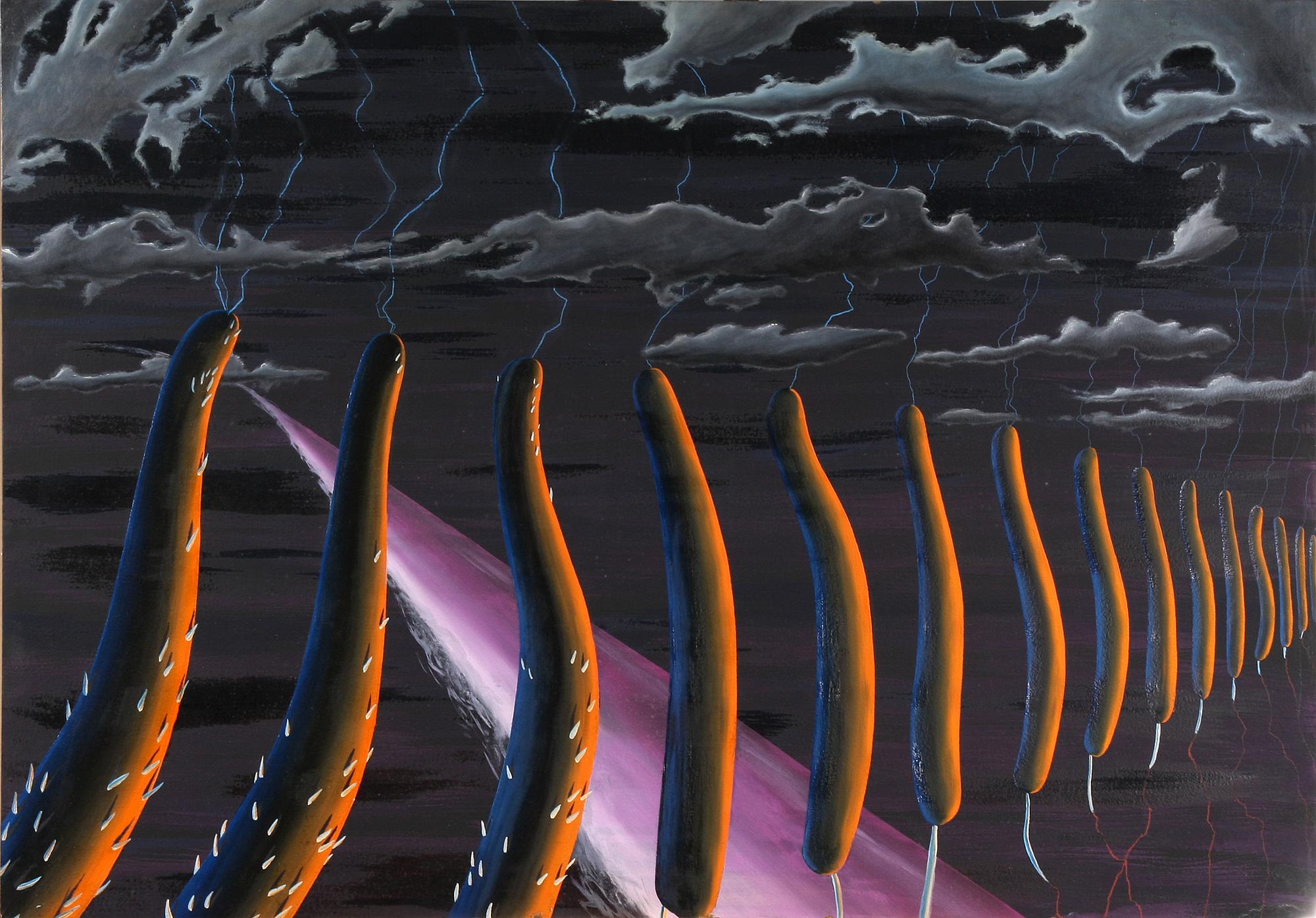 OKÄND KONSTNÄR, olja på pannå, sign Kovisto samt dat 1984 a' tergo.