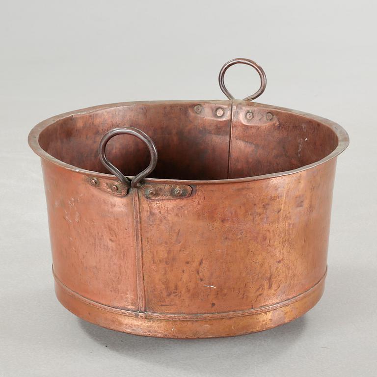 A 19th century firewood cauldron.