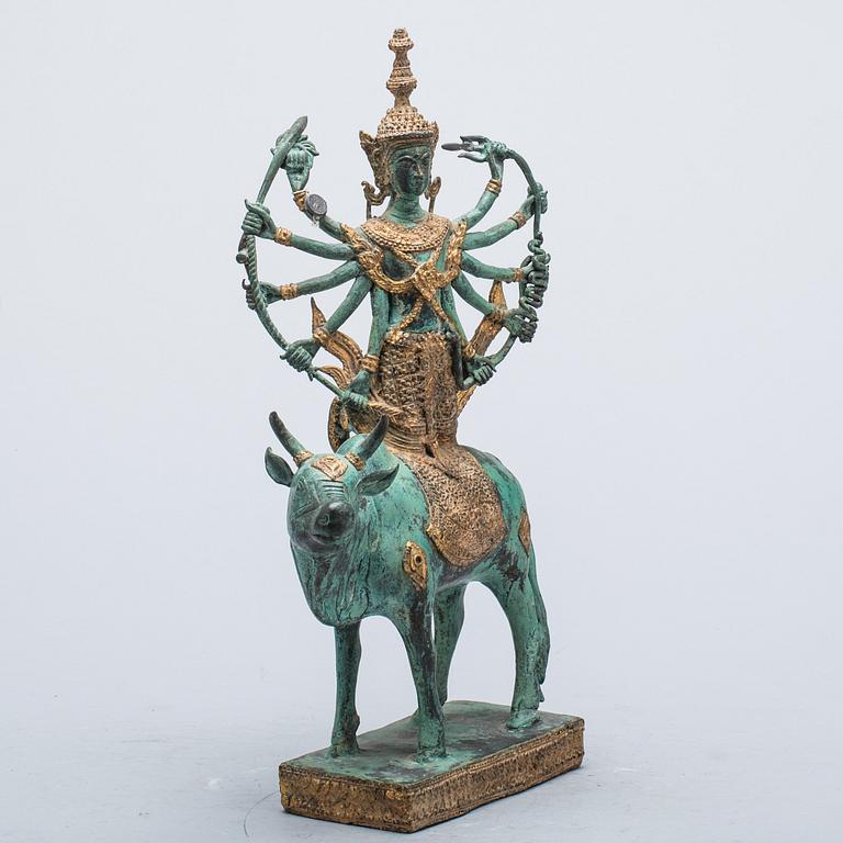 SKULPTUR, brons, orientalisk. 1900-tal.