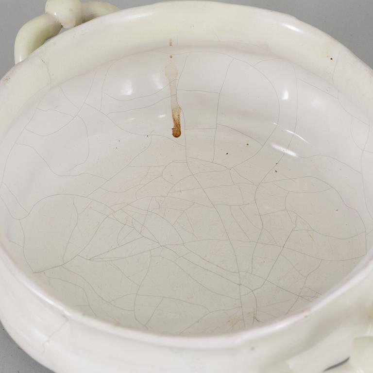 A Swedish Marieberg tureen with cover, 18th Century.