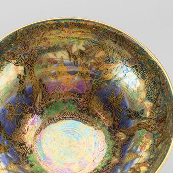 DAISY MAKEIG-JONES, ascribed a Wedgwood Fairyland lustre porcelain bowl.