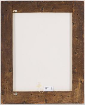 A Baroque style mirror, 19th Century.