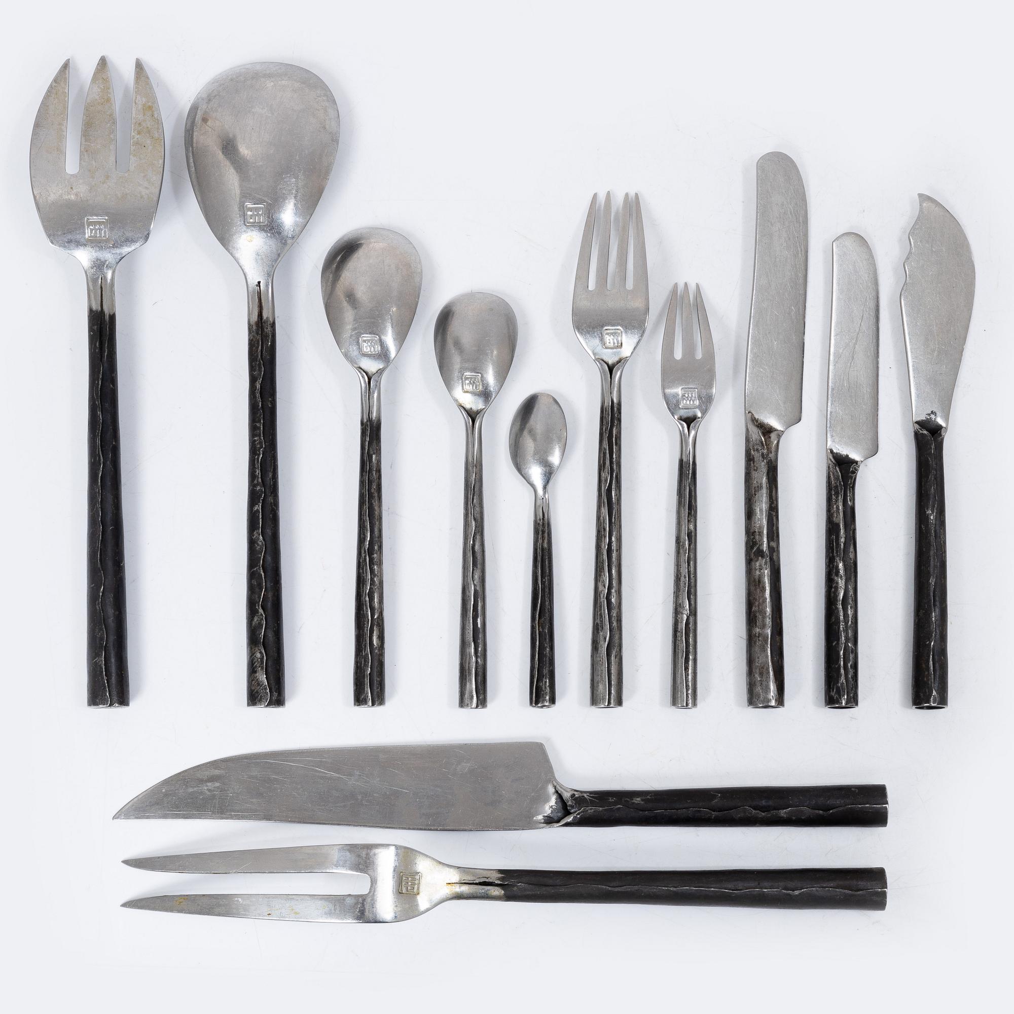 Jaivid Rangthong, a 61 pieces cutlery service, Rangthong, Thailand.