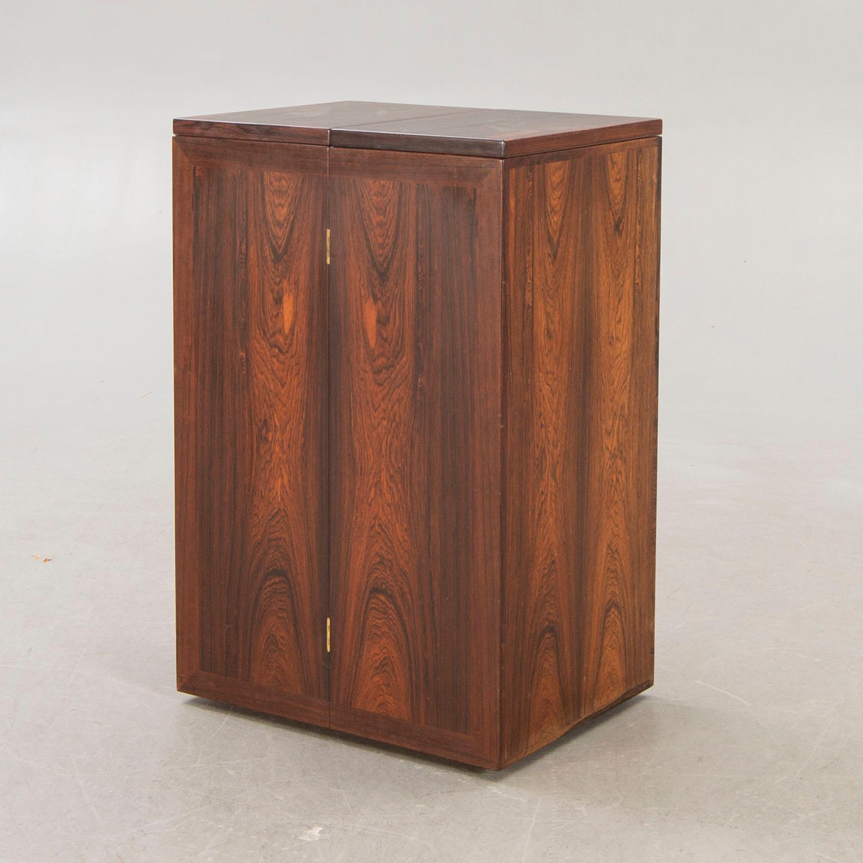 A jacaranda Captains bar from Dyrlund Denmark 1960s.