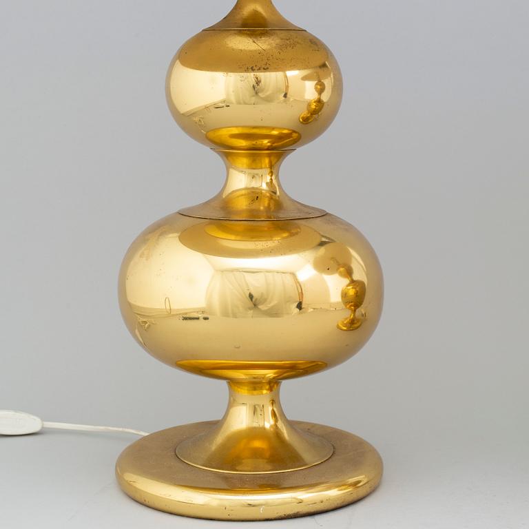 TABLE LAMPS, a pair, brass, 1960s / 70s.