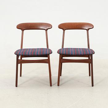 Chairs, a pair, mid-20th century, Denmark.