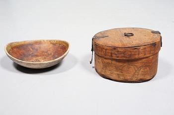 SVEPASK samt SKÅL, allmoge, 1700-tal respektive 1800-tal.