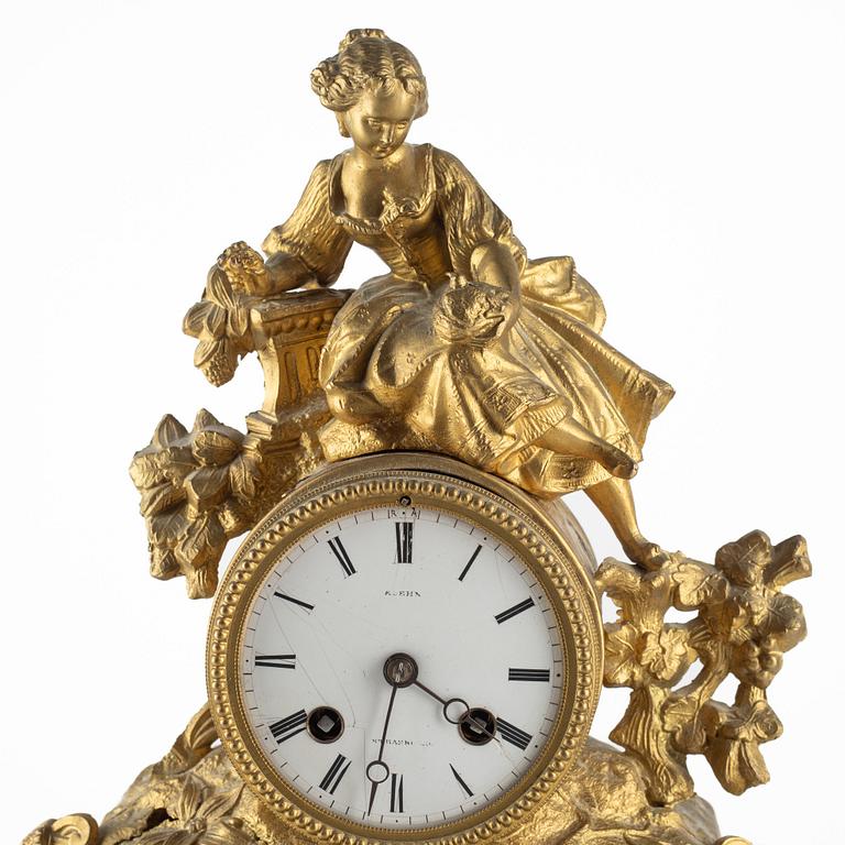 A mantle clock, second half of the 19th Century.