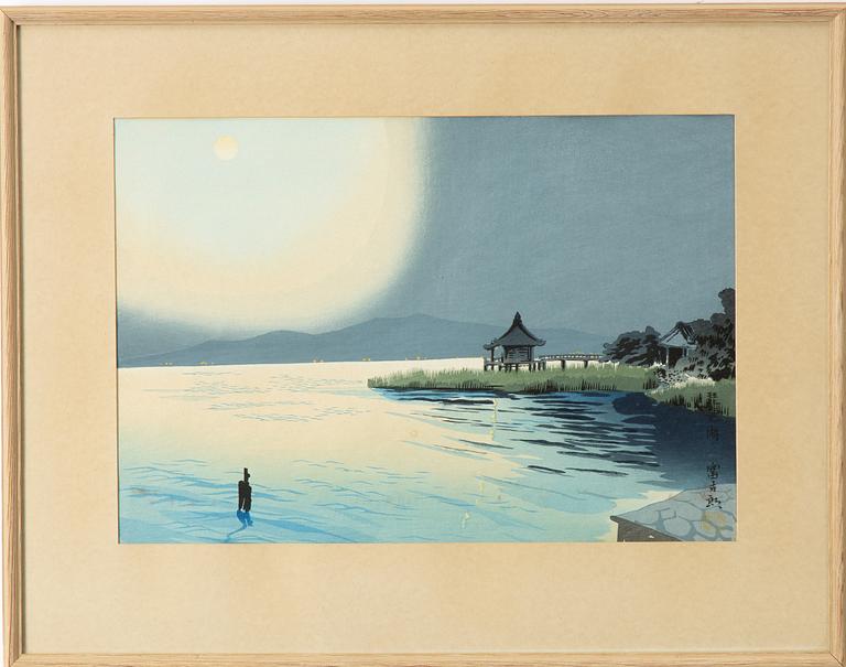 Tomikichirō Tokuriki, 'Ukimido Temple'.